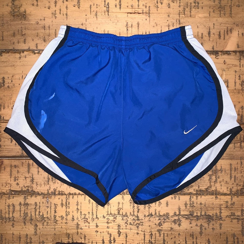 blue nike shorts